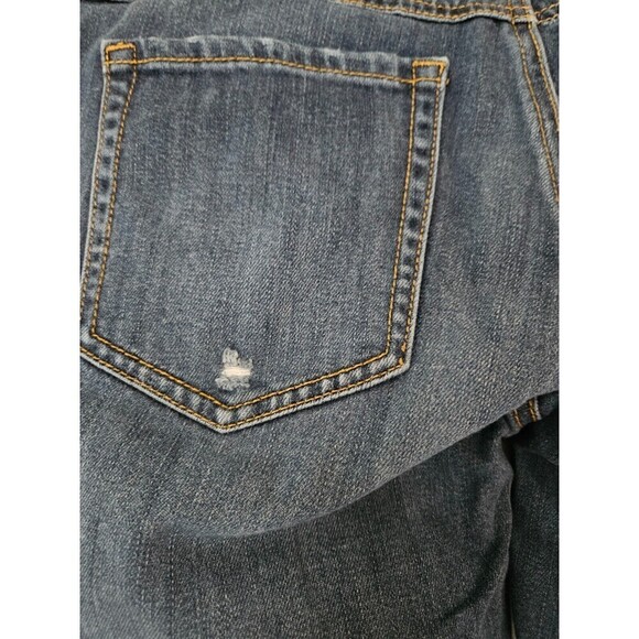 Womens CAbi Jeans Sz 8 Slim Leg Boyfriend Distressed Denim 3045 - Picture 6 of 13